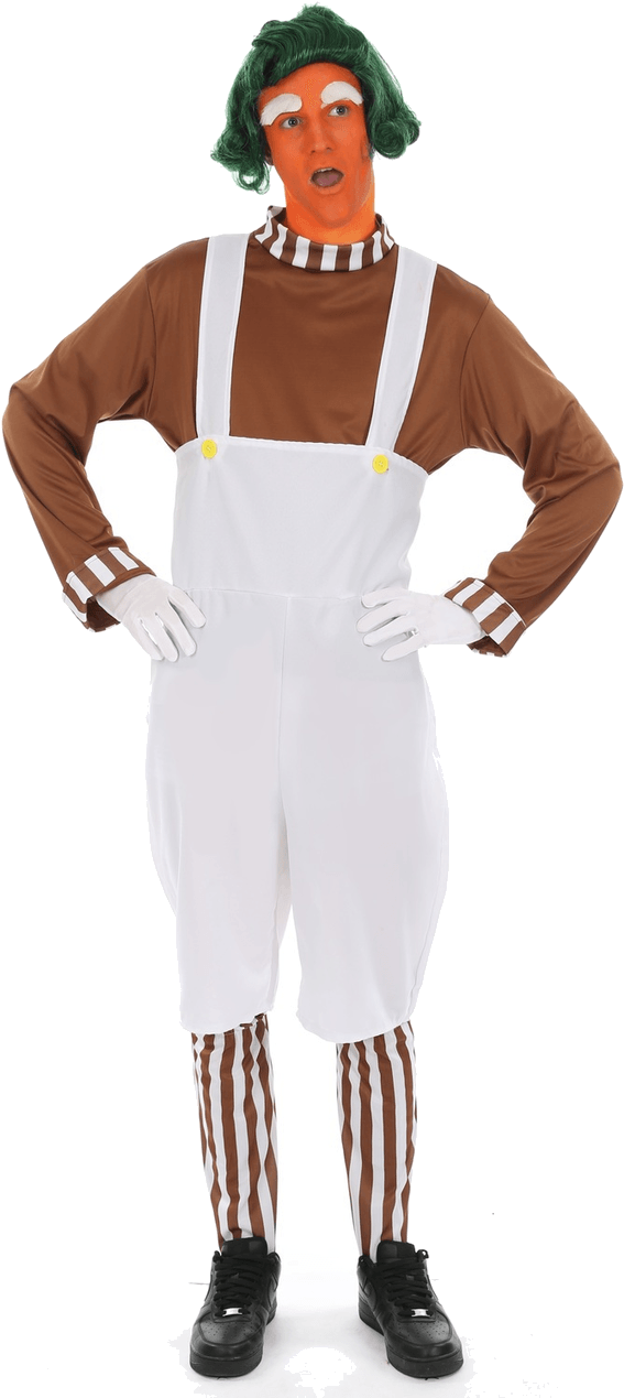 Oompa Loompa Png - Oompa Loompa Couple Costume (800x1268), Png Download