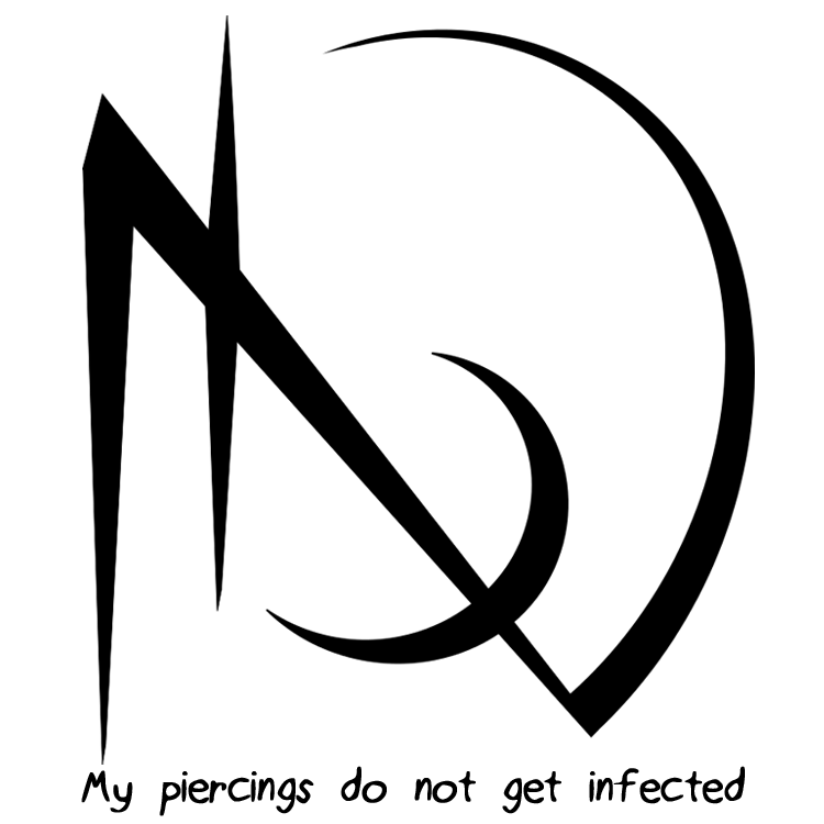 “my Piercings Do Not Get Infected” Sigil - Mehndi (500x500), Png Download