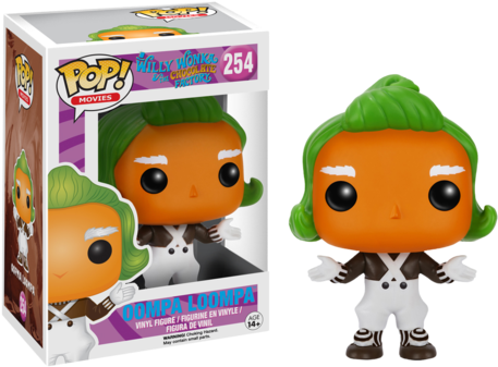 Willy Wonka Funko Pop Oompa Loompa - Oompa Loompa Funko (480x366), Png Download