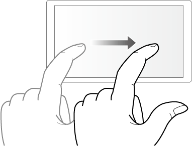 Touching And Holding - Liquid-crystal Display (425x290), Png Download