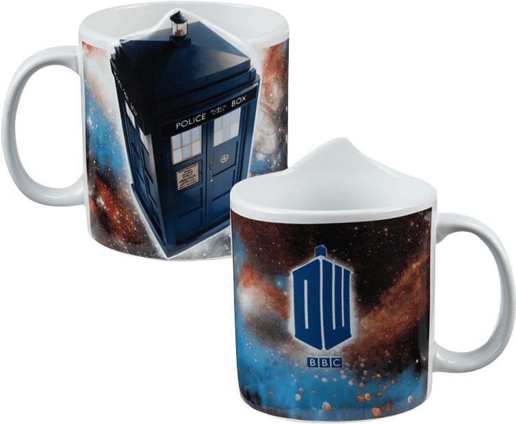 Doctor Who Tardis 3d Ceramic Mug - Vandor - Doctor Who Tardis 20 Oz. 3d Ceramic Mug (763x763), Png Download