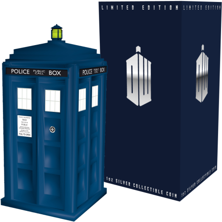 Doctor Who 50th Anniversary Tardis And Outer Box 469x469 - Doctor Who (469x469), Png Download