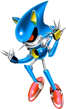 Knuckles' Chaotix Metal Sonic - Knuckles Chaotix Metal Sonic (352x399), Png Download