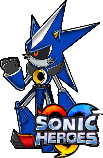 Nanite Metal Sonic - Sonic Heroes (355x540), Png Download