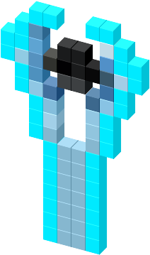 View Favicon On T-shirt - Halo Energy Sword Minecraft (340x431), Png Download