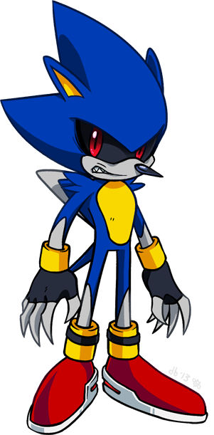 “meta Sonic”- The Metal Sonic Equivalent Of The Bionik - Metal Sonic Au (301x611), Png Download