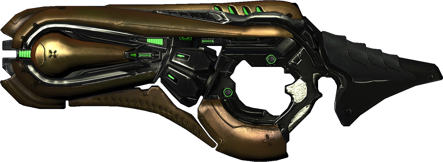 Sacred Blade Of The Sangheilli - Halo Concussion Rifle (1824x670), Png Download
