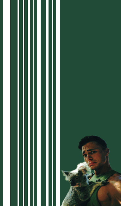 Completely Hooked On Colton Haynes - Cat (414x706), Png Download