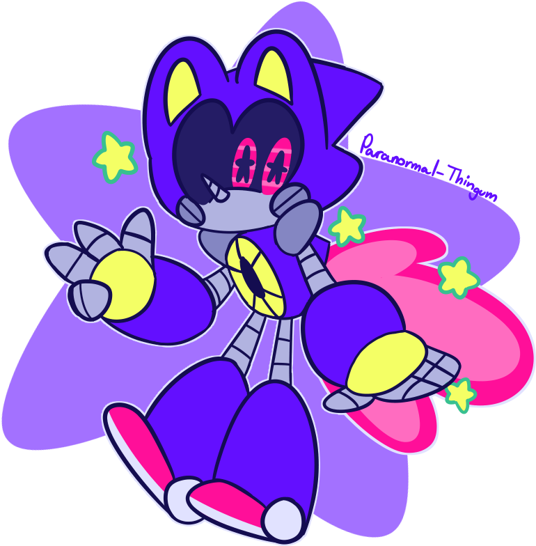 Why Has It Been So Long Since I Last Drew Metal Sonic - Cartoon (781x803), Png Download