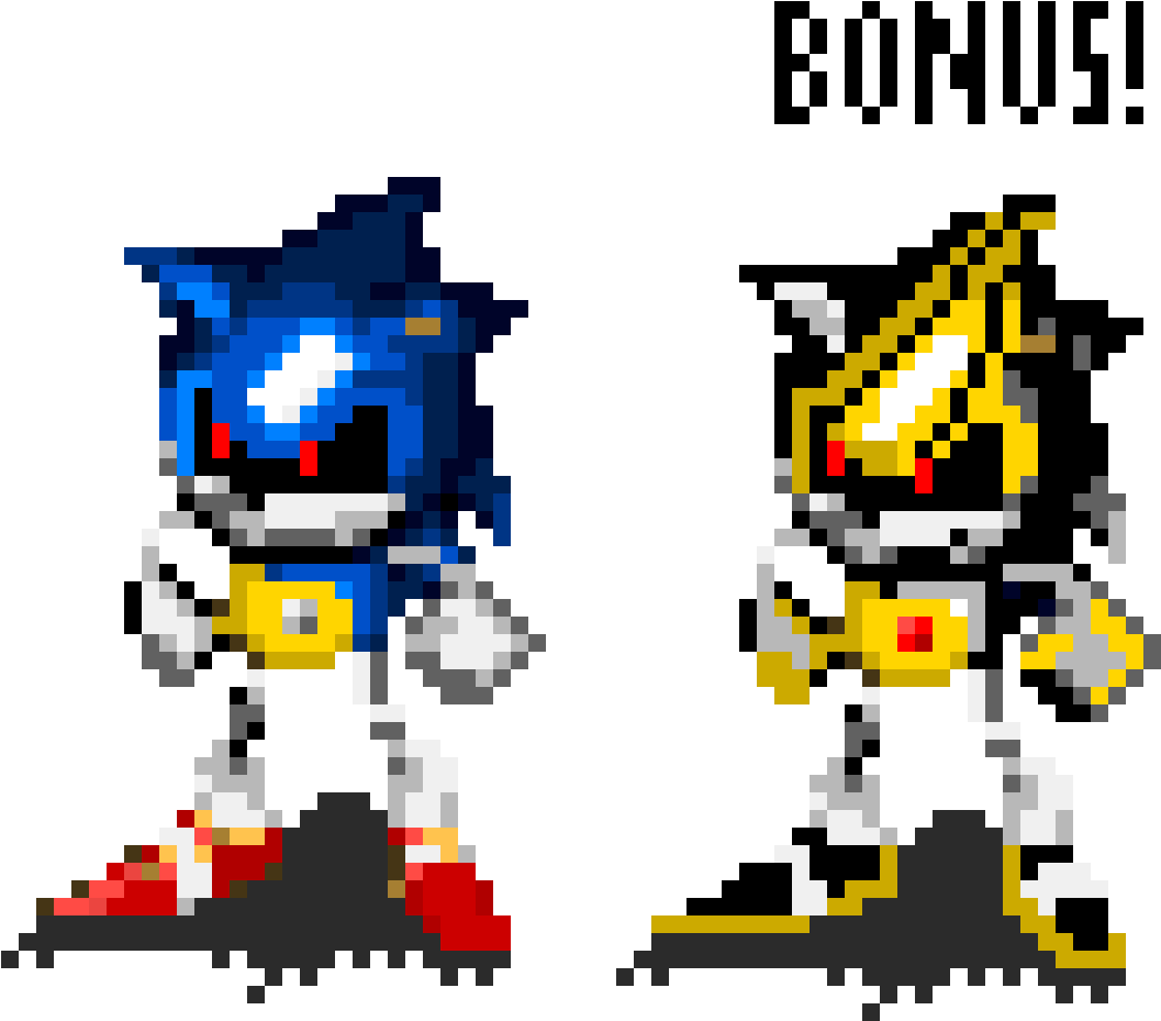 Pre-rendered Metal Sonic - Shard The Metal Sonic Sprite (1600x1136), Png Download