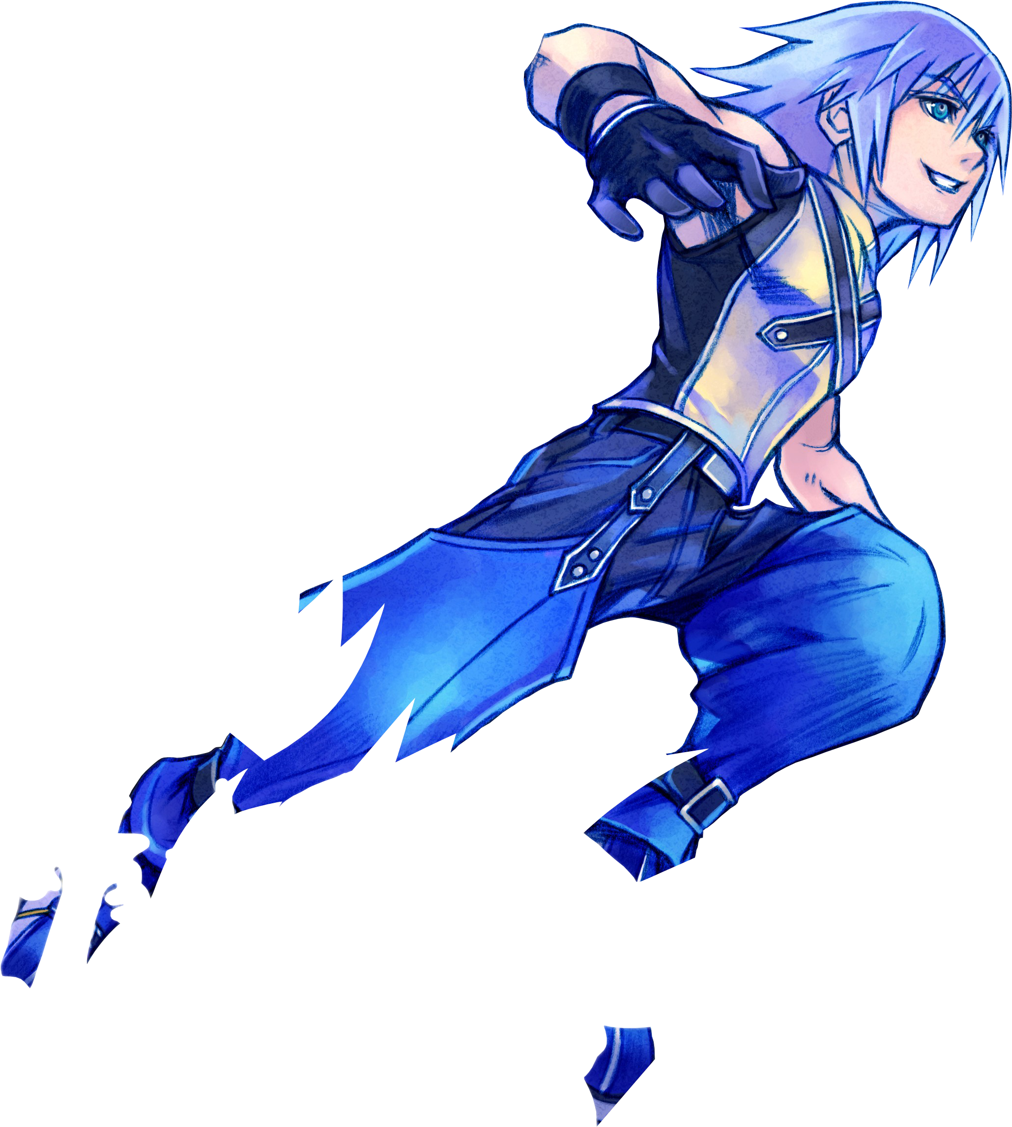 Riku - Tetsuya Nomura Kingdom Hearts Art Riku 1.5 (2469x2532), Png Download
