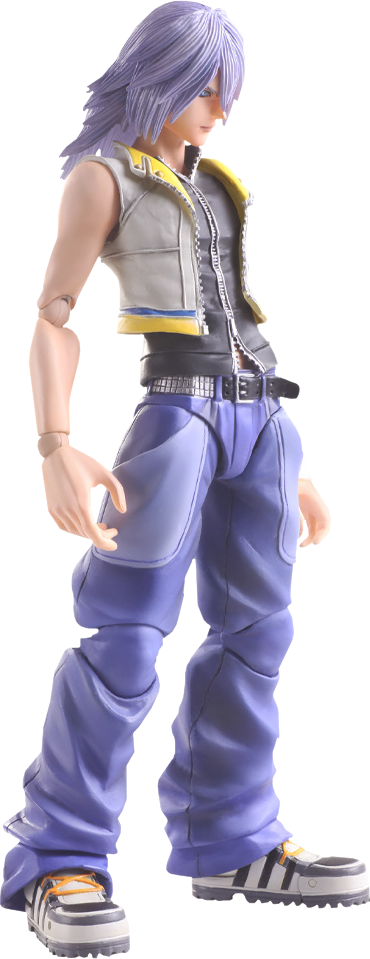 Riku Collectible Figure - Kingdom Hearts: Riku - Play Arts Kai Figure (370x959), Png Download