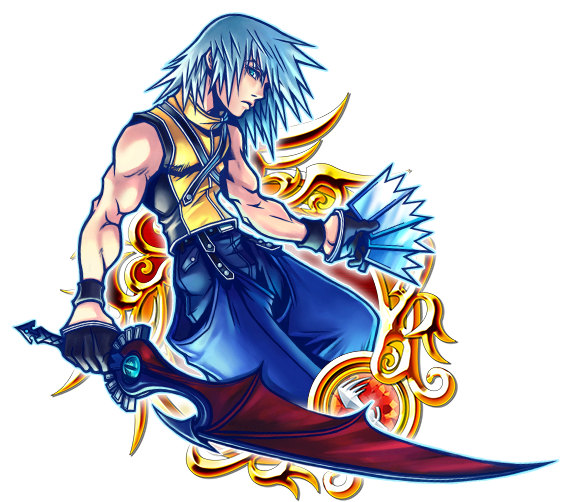 Illustrated Riku B (571x502), Png Download