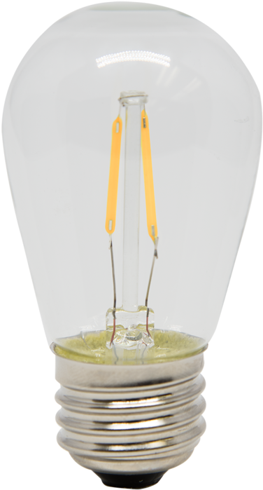 120v Led S14 Classic "sign Lamp" Shape Bulbs Cob Pp - Incandescent Light Bulb (1000x1000), Png Download