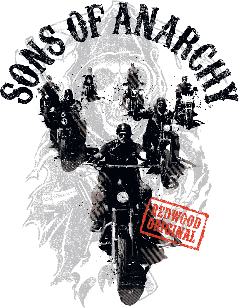 Sons Of Anarchy Reapers Ride Juniors Premium T-shirt - Sons Of Anarchy (850x1110), Png Download