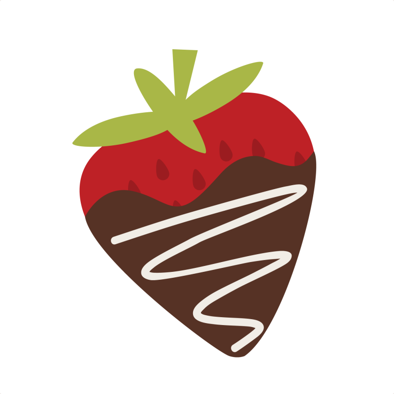Chocolate Chocolate Covered Strawberry Clipart Full Size Png Download Seekpng