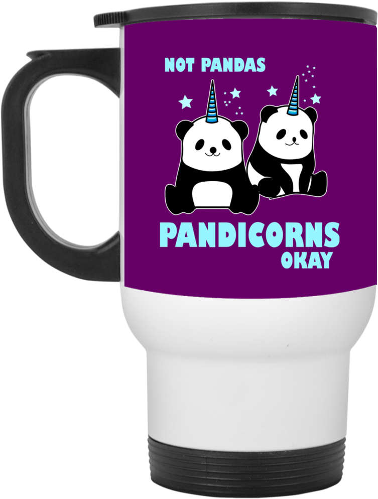 Not Pandas Pandicorns Okay Mugs - 2 Pug - Men's Zip Hoodie (1024x1024), Png Download