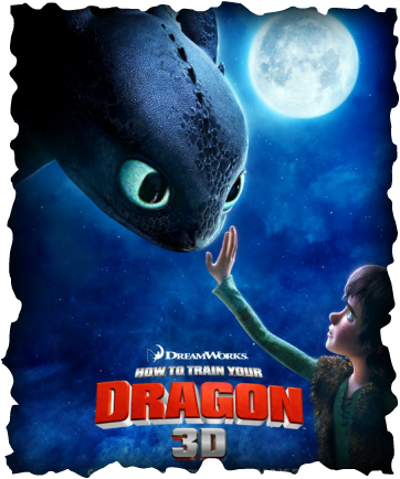 Picture - Train Your Dragon Movie Poster (362x434), Png Download