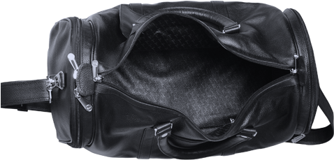Leather Travel/duffel Bag - Shoulder Bag (480x480), Png Download