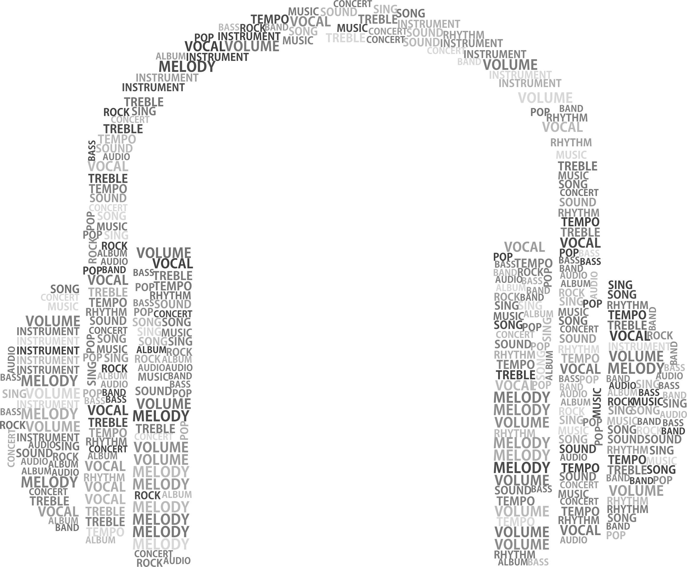 This Free Icons Png Design Of Music Headphones Word (2326x1918), Png Download