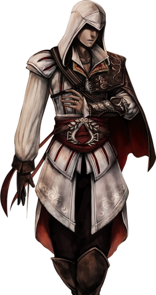 Share This Image - Assassin's Creed 2 Ezio (317x600), Png Download