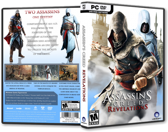 Assassin's Creed Revelations Blackbox Pc Game Direct - Assassin's Creed Revelation Pc Cover (640x480), Png Download