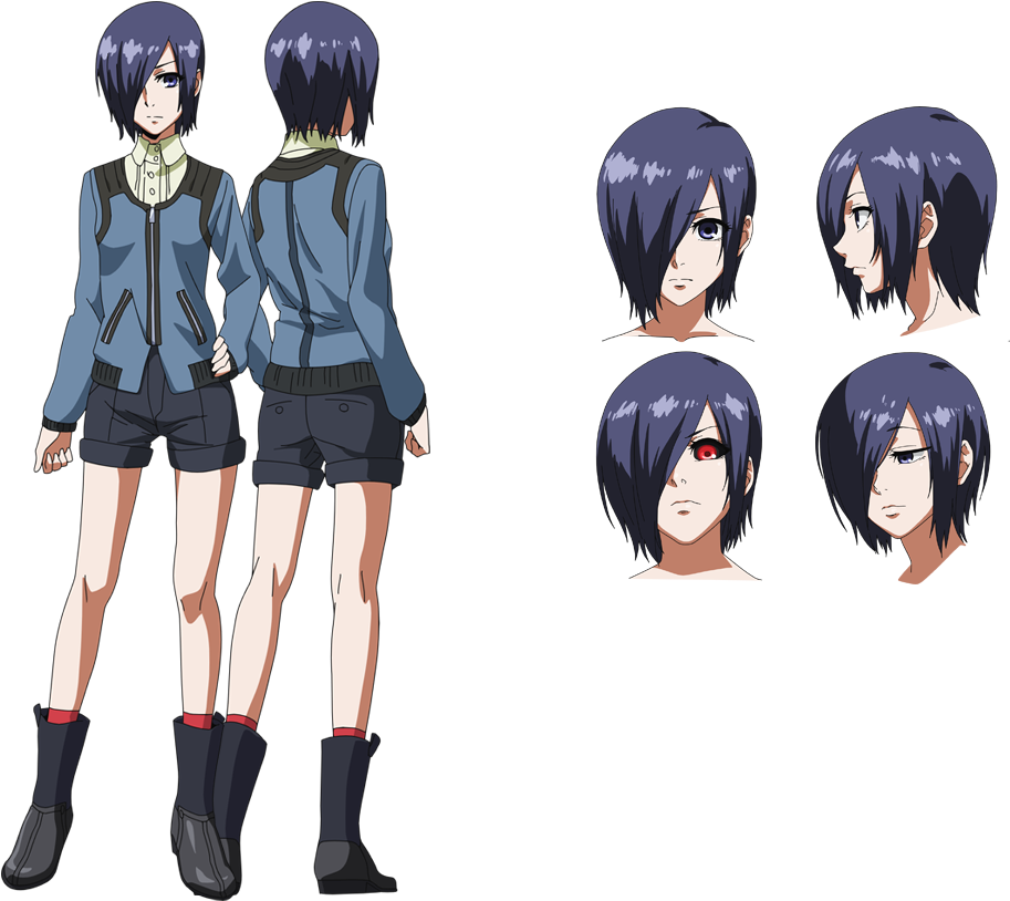 View Samegoogleiqdbsaucenao , - Tokyo Ghoul Kirishima Touka Cosplay Wig (1000x955), Png Download