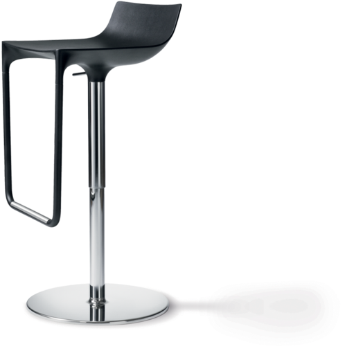 Macao Barstool Black, Base Chrome - Macao Bar Stool (705x705), Png Download