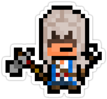 Ezio Auditore Minecraft Pixel Art By Zephlotus On Deviantart - Assassin's Creed 3 Pixel Art (375x360), Png Download