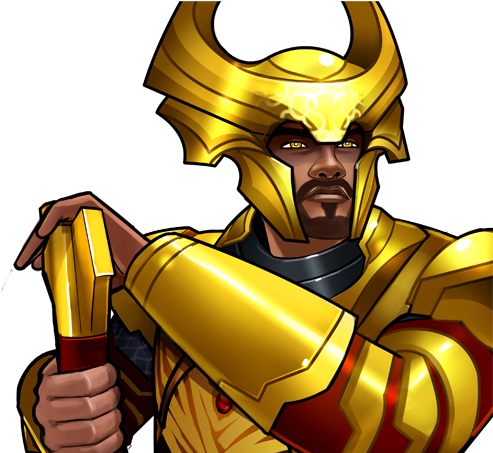 Heimdall From Marvel Avengers Academy 005 - Marvel Avengers Academy Heimdall (508x452), Png Download