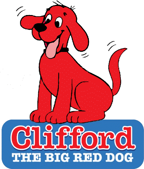 Clifford Thebigreddog - Cartoon Big Red Dog (473x546), Png Download