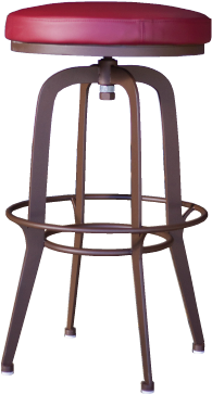 Artboard 3 - Bar Stool (594x612), Png Download