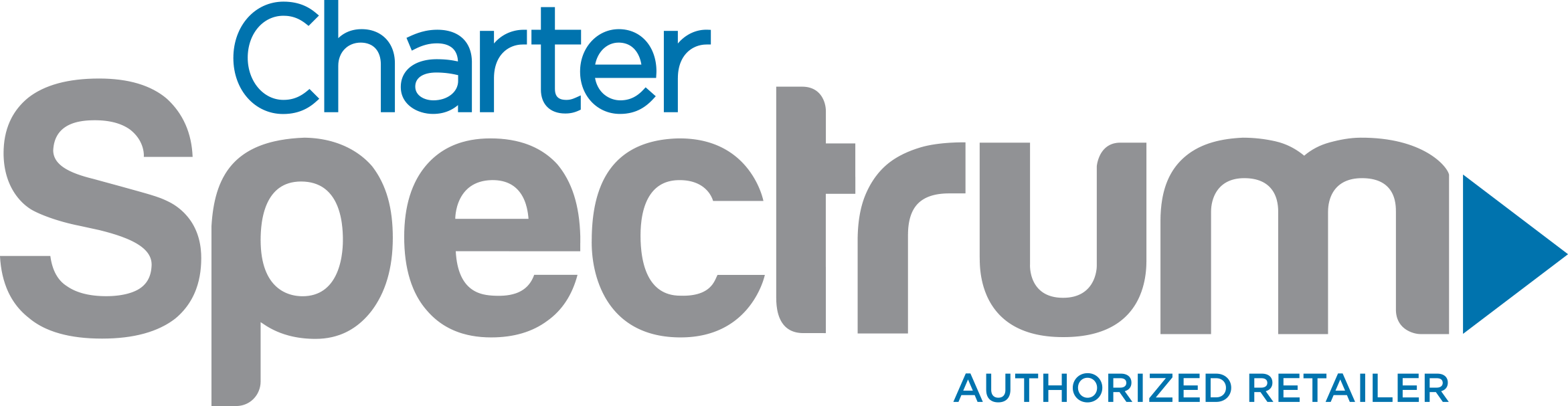 Charter Spectrum Authorized Dealer (2343x607), Png Download