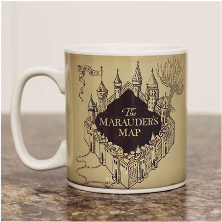 1 Of - Marauders Map Black And White (600x600), Png Download
