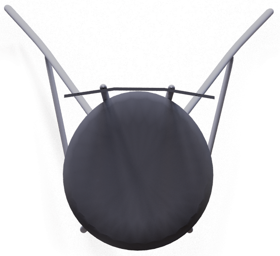 Free Download Bar Chair Top View Png Clipart Chair - Bar Stool (552x504), Png Download