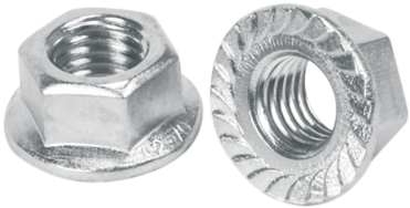 S Flange Nut - Ss Nuts (600x400), Png Download