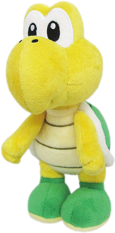 Little Buddy - Mario - Plush - Koopa Troopa - 8 Inch - Koopa Troopa Plush (640x480), Png Download