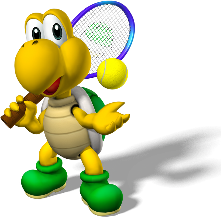 Koopa Mpt Artwork - Mario Power Tennis Koopa (788x768), Png Download