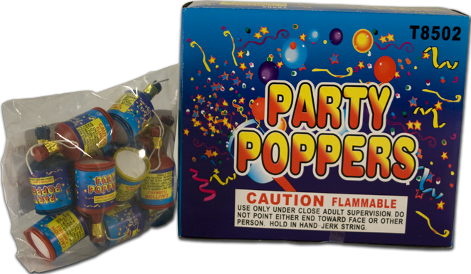 It's Party Time Great For Every Occasion - Party Popper (662x385), Png Download