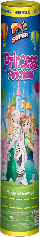 Parachutes Confetti Poppers - Frozen Fever In Snow Samsung Galaxy S8 Plus Case (237x1000), Png Download
