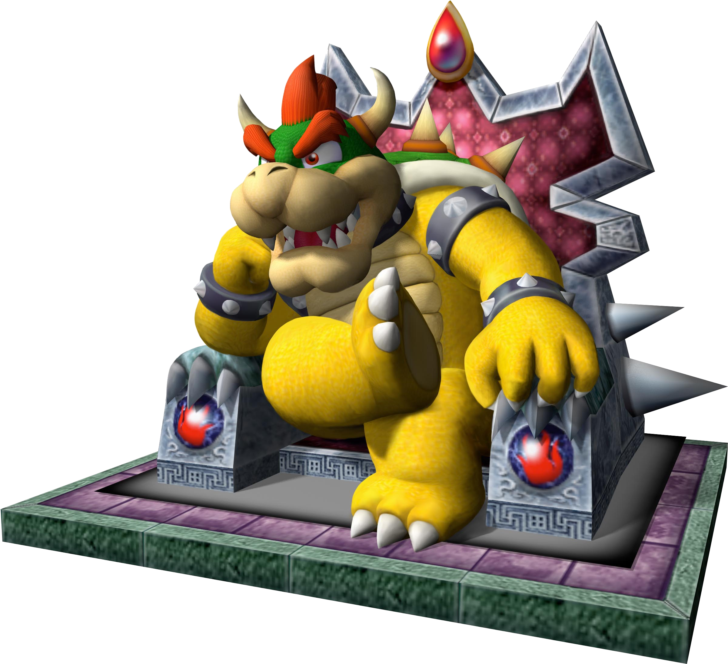 Image Links / Big Bad - Mario Bowser (2604x2250), Png Download
