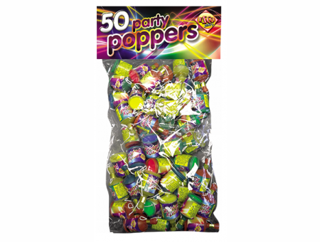Party Poppers (pack Quantity 50) (450x340), Png Download
