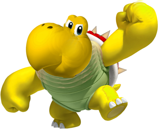 Kuper Super Larry Koopas - Pom Pom And Boom Boom (565x456), Png Download