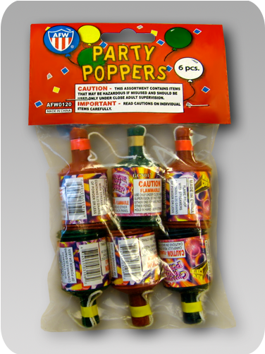 Party Pop Bag 144/6 - Party (500x500), Png Download