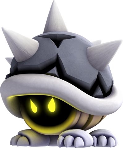 Mario Dry Piranha Plant (398x479), Png Download