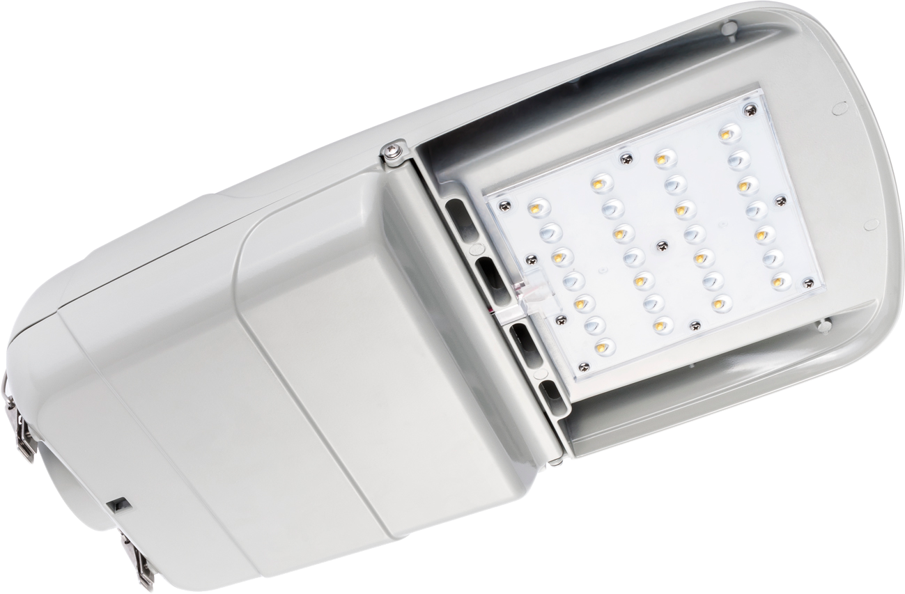 Street & Roadway Light Skt Jg V2 Sl - Led Cobra Head Street Light Fixture 65 Watt Led Lighting (1299x853), Png Download