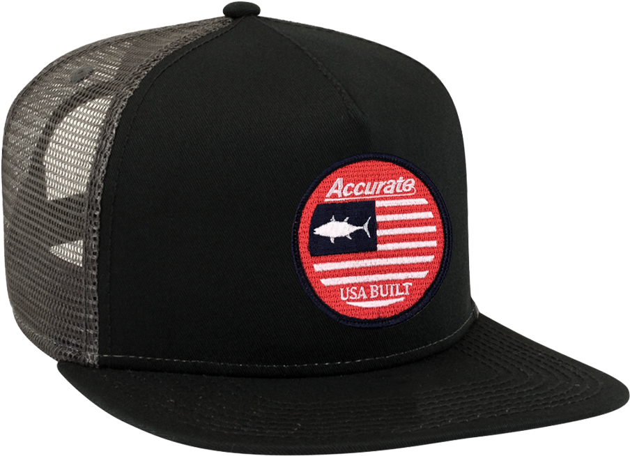 Accurate Tuna Flag Trucker Hat - Accurate Cap (700x700), Png Download