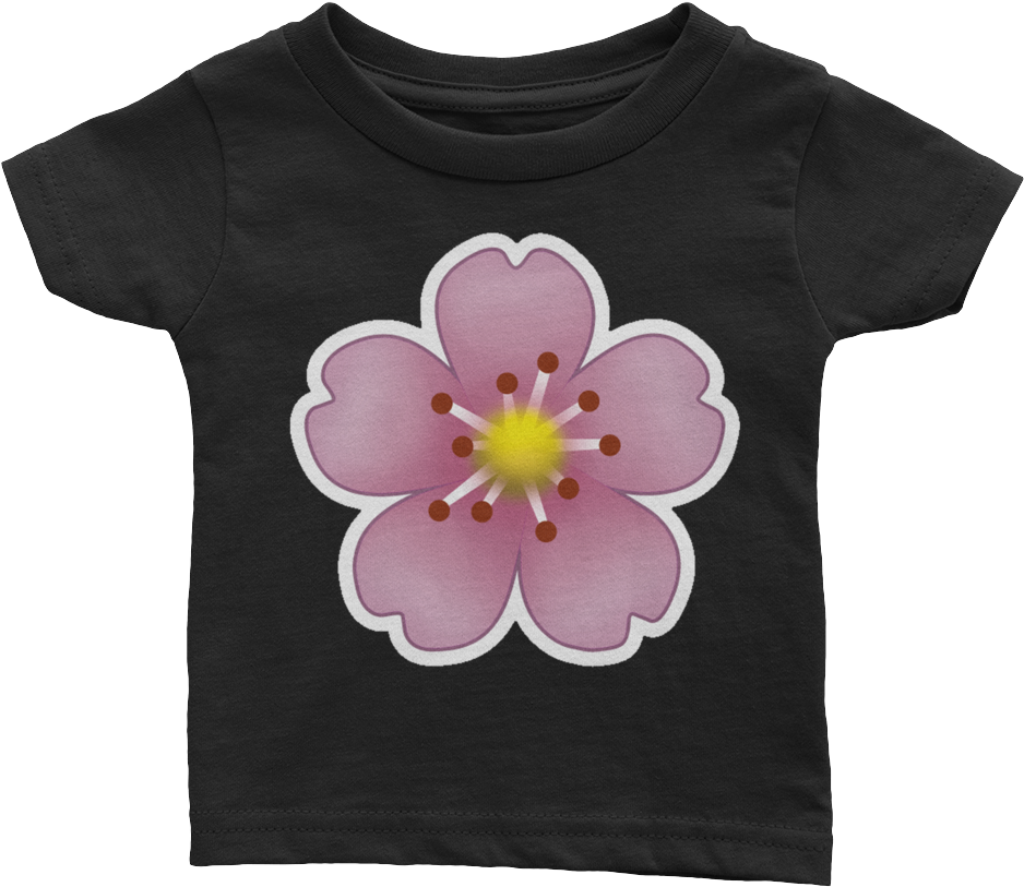Emoji Baby T Shirt - Emoji Whatsapp Fiore Rosa (1000x1000), Png Download
