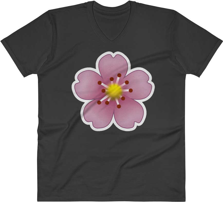 Men's Emoji V Neck - T-shirt (1000x1000), Png Download