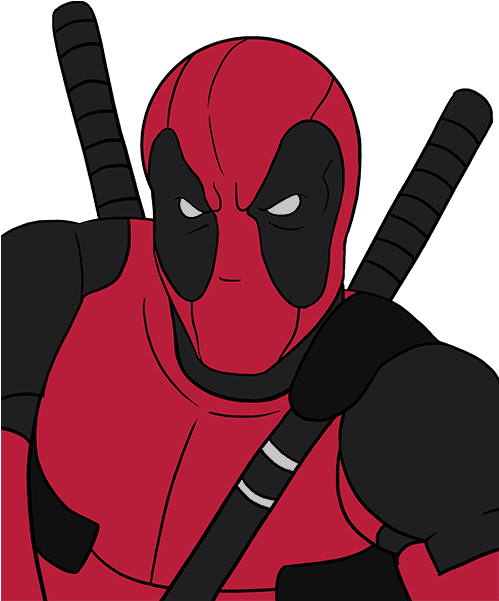 How To Draw Deadpool - Drawing (678x600), Png Download